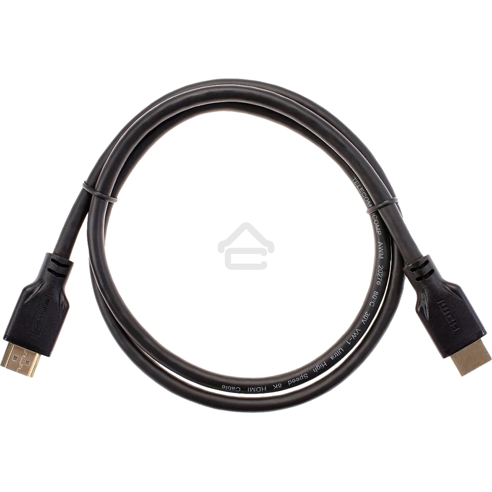 Кабель HDMI 19M/M,ver. 2.1, 8K@60 Hz 1m Telecom TCG255-1M