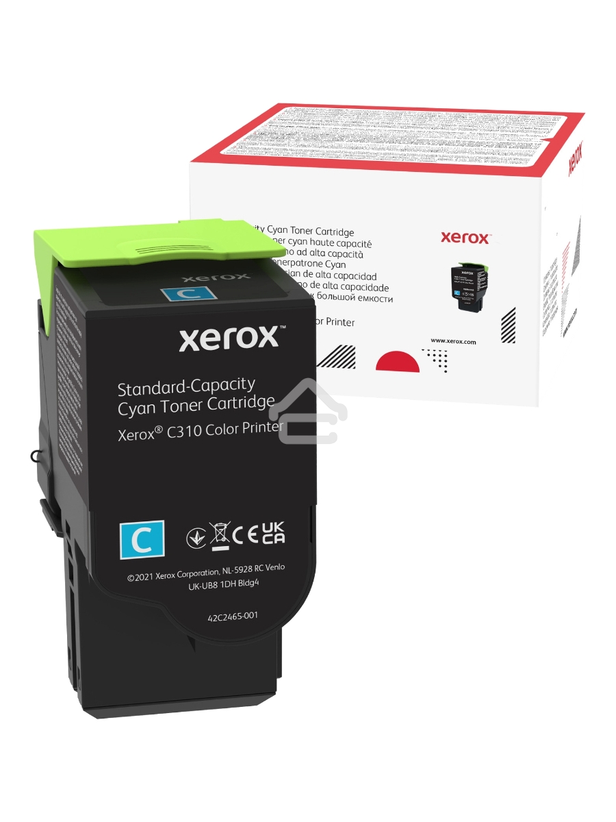Картридж лазерный XEROX C310 голубой 2K (006R04361)