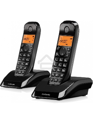 Радиотелефон Dect Motorola S1202 черный