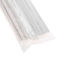 Трубка термоусаживаемая ТУТ 18,0/9,0мм, белая, упаковка 50 шт. по 1м, PROconnect