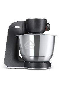 Кухонный комбайн Bosch MUM58M64, 12 насадок, поворотное управление, цвет серый
