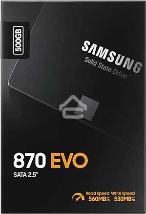 Накопитель SSD Samsung 870 EVO, 500Gb, SATA III, 2.5
