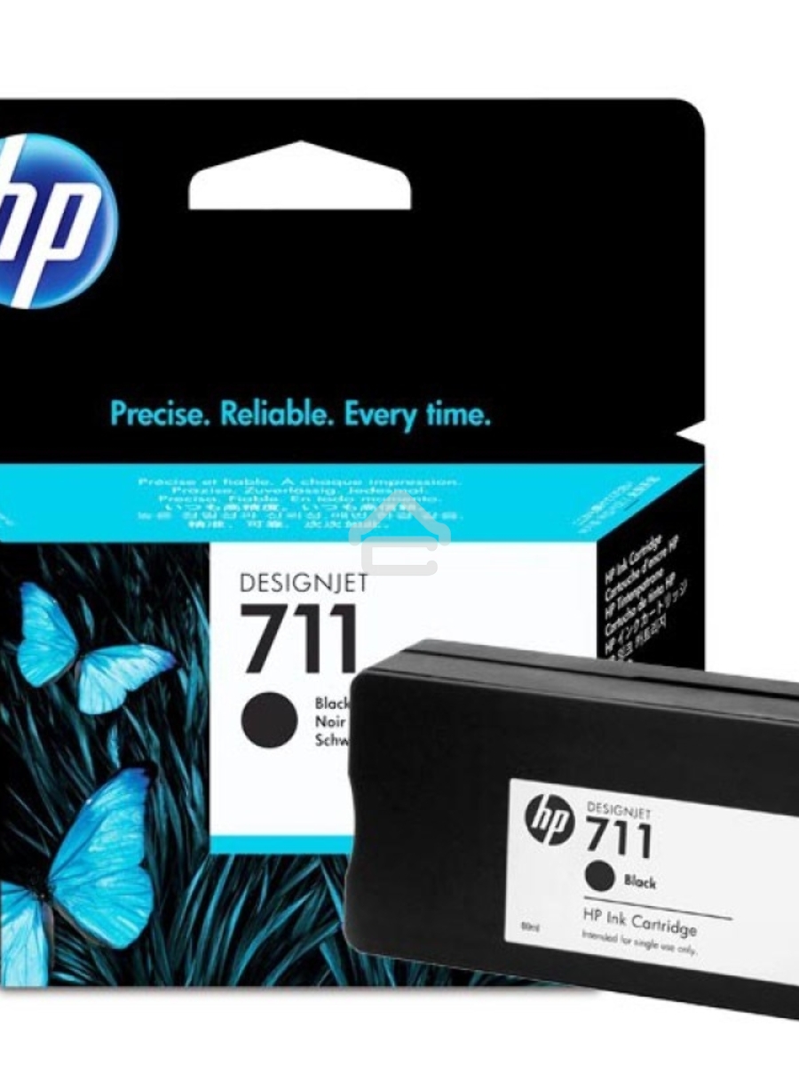 Картридж струйный HP №711 CZ133A черный для HP DJ T120/T520 (80мл)