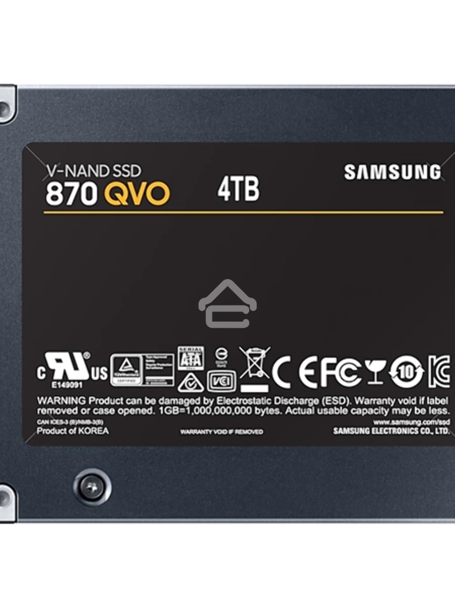 Накопитель SSD Samsung 4TB 870 QVO, V-NAND, 2.5