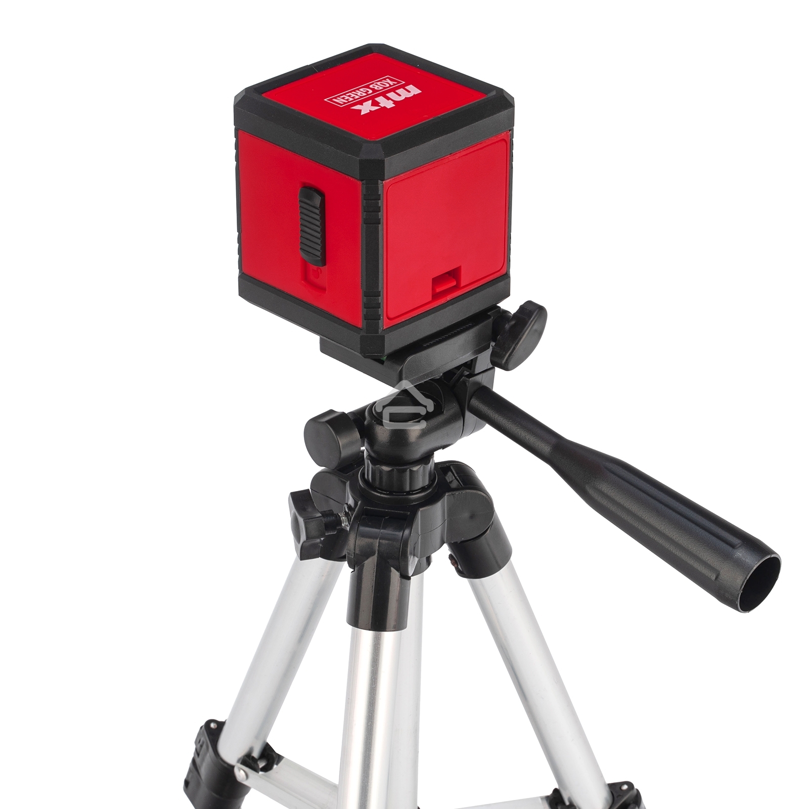 Лазерный уровень MTX XQB GREEN Pro SET, 20 м, зеленый луч, батарейки, штатив