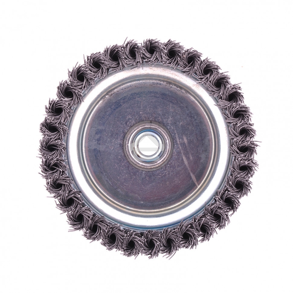 Щетка Matrix для УШМ Heavy Duty, 125 мм, М14, Чашка, крученая проволока 0,5 мм