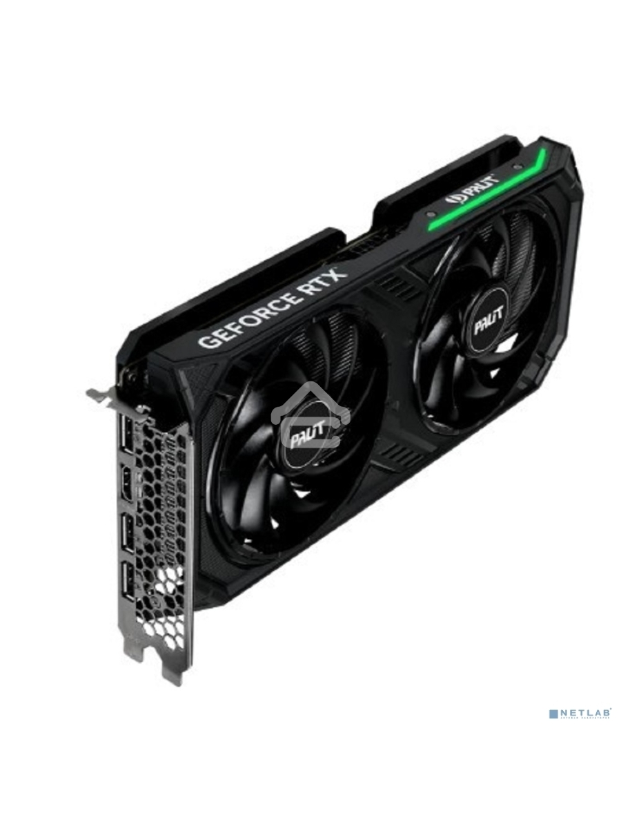 Видеокарта Palit PA-RTX4060 DUAL OC 8GB 8192Mb 128 GDDR6 1830/17000 HDMIx1 DPx3 HDCP Ret