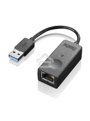 Переходник Lenovo ThinkPadUSB 3.0 to Ethernet Adapter (Full size RJ45 connector, Giga bit speed when running on USB3.0, 100M/10M adapt when running on USB2.0, Doesn’t support POE) (Reply. 4X90E51405)