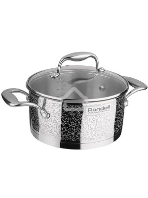 Кастрюля RONDELL RDS-343 Vintage 3,0л RONDELL RDS-343 с/кр. 3,0 л. Vintage. Диаметр: 20 см. Объем: 3.0 л. Высококачественная пищевая сталь 18/10. Толщина стенок 0.7 мм. Тройное вштампованное, а затем вплавленное дно 6.4 мм. Жидкостекольная внешняя деколь.