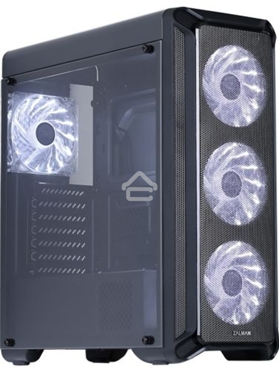 Корпус ZALMAN I3, без БП, большое боковое окно, черный,ATX