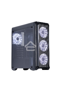 Корпус ZALMAN I3, без БП, большое боковое окно, черный,  ATX