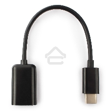 Переходник Cablexpert Переходник USB OTG, USB Type-C/USB 2.0F, пакет (A-OTG-CMAF2-01)