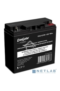 Батарея ExeGate EP234540RUS HR 12-18/EXG12180 (12V 18Ah), клеммы под болт М5