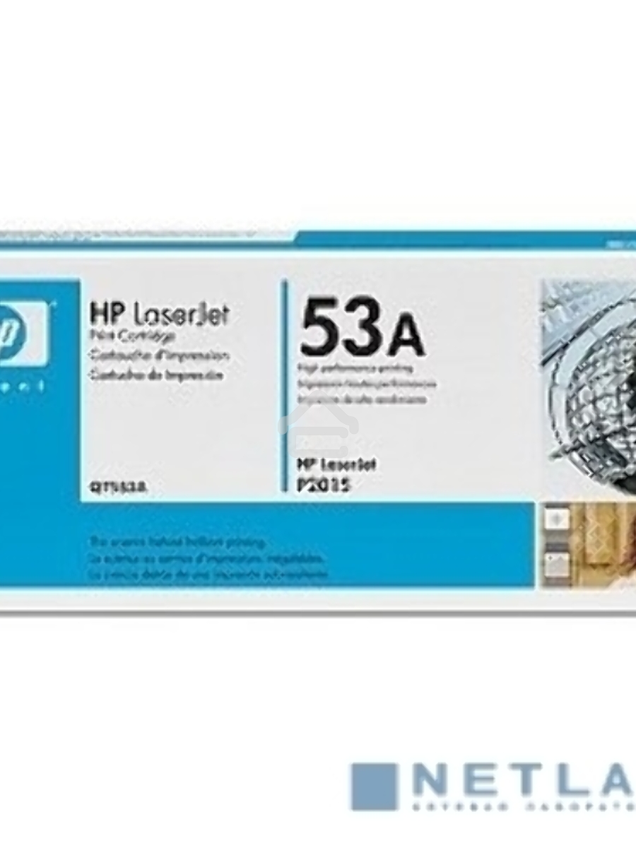 Картридж лазерный HP Q7553A черный для LaserJet P2015 3000 стр.