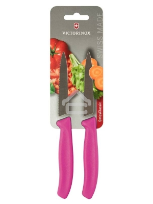Набор ножей кухон. Victorinox Swiss Classic (6.7796.L5B) компл.:2шт розовый блистер