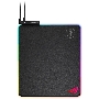 ASUS ROG Balteus Qi Игровой коврик для мыши (черный, беспроводная зарядка, RGB подсветка, USB 2.0, 370 x 320 x 7.9 mm, каучук, нетканый материал, 90MP0120-B0UA00)