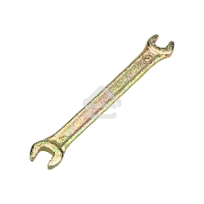 Ключ гаечный рожковый Rexant 6х7 мм, желтый цинк