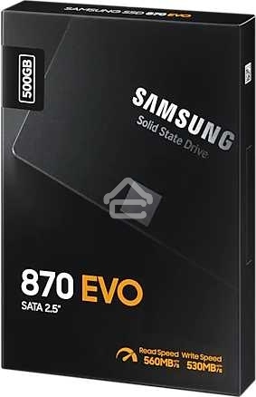 Накопитель SSD Samsung 870 EVO, 500Gb, SATA III, 2.5