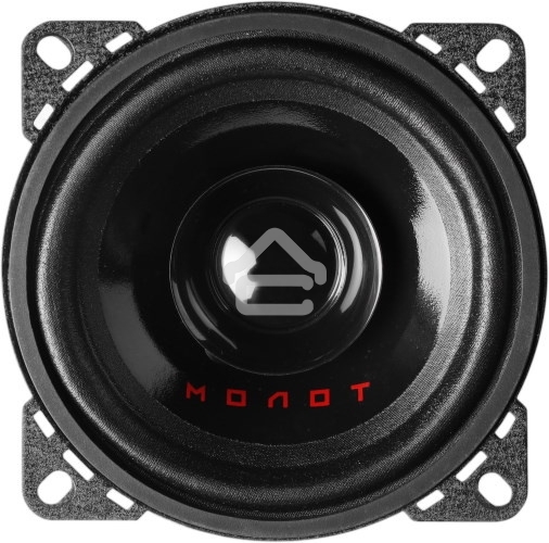 Колонки автомобильные Ural Молот АС-М100 (без решетки) 110Вт 91дБ 4Ом 10 см (4дюйм) (ком.: 2кол.) широкополосные однополосные