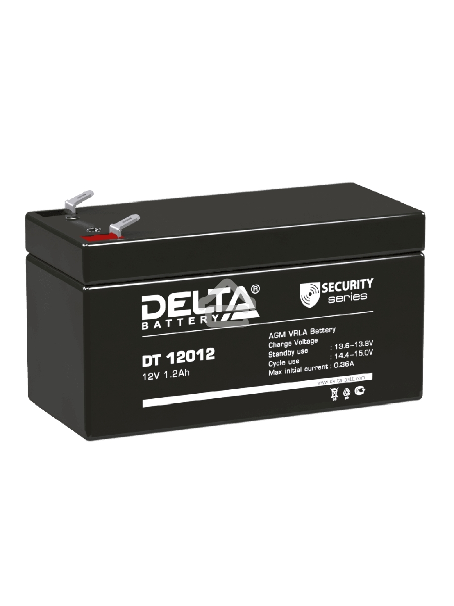 Батарея Delta DT 12012 (12V, 1.2Ah)