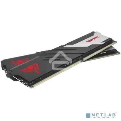 Оперативная память Patriot Viper Venom, DDR5, 64GB (2x32GB), 6400MHz, CL32, DIMM, с радиатором, черный