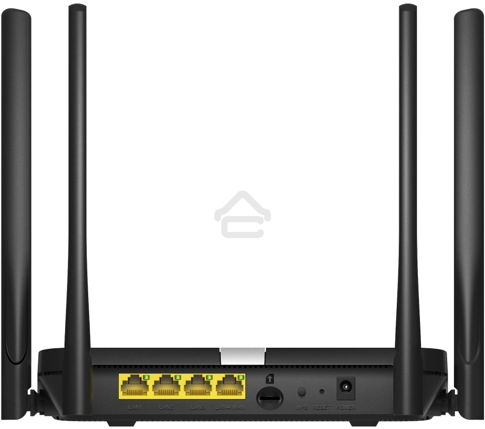 Роутер беспроводной Cudy LT500 AC1200 10/100BASE-TX/4G cat.4 черный