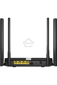 Роутер беспроводной Cudy LT500 AC1200 10/100BASE-TX/4G cat.4 черный