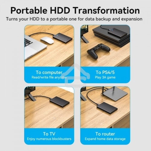 Внешний корпус Vention для HDD/SSD 2.5