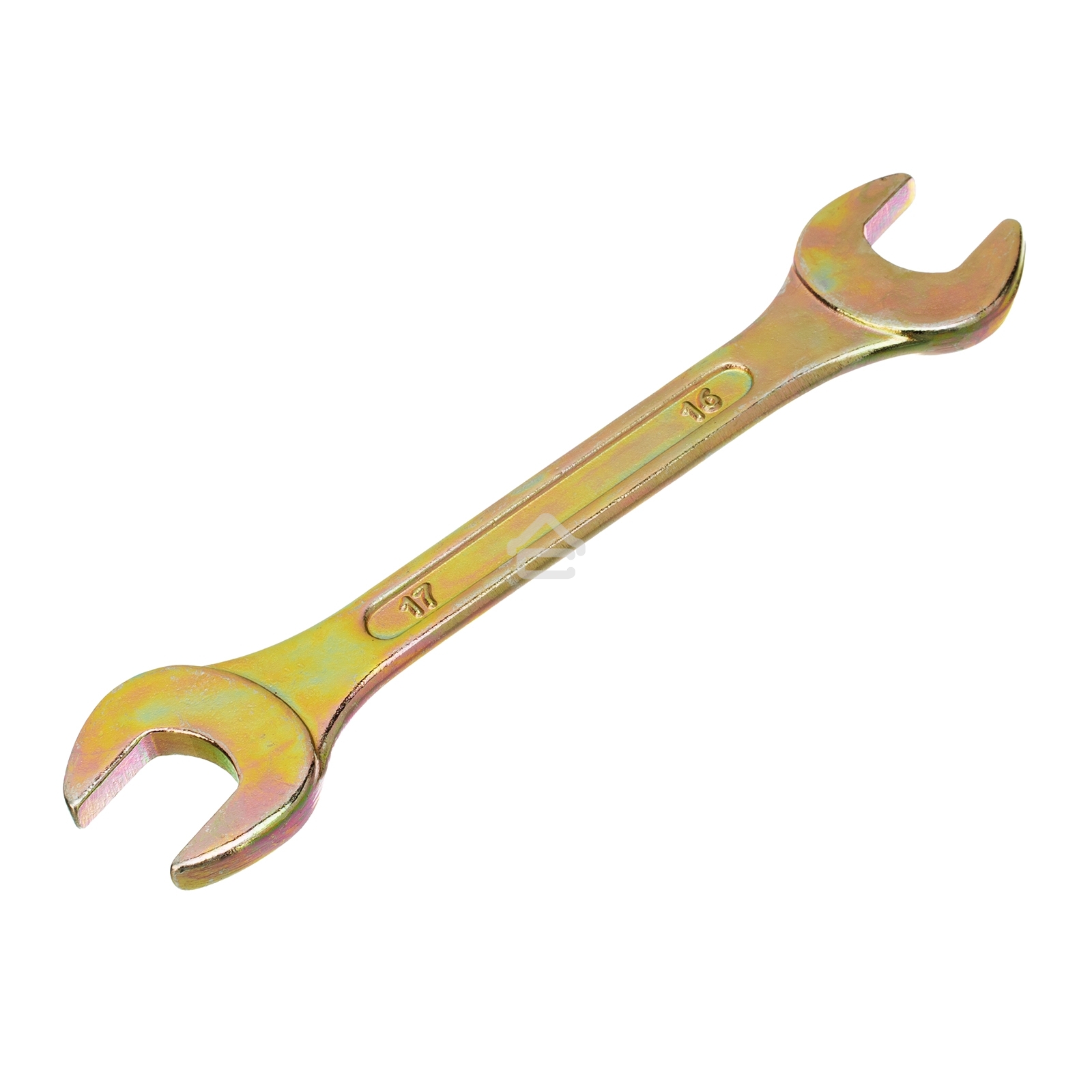 Набор ключей рожковых Сибртех 6-17 мм, 6 шт, желтый цинк