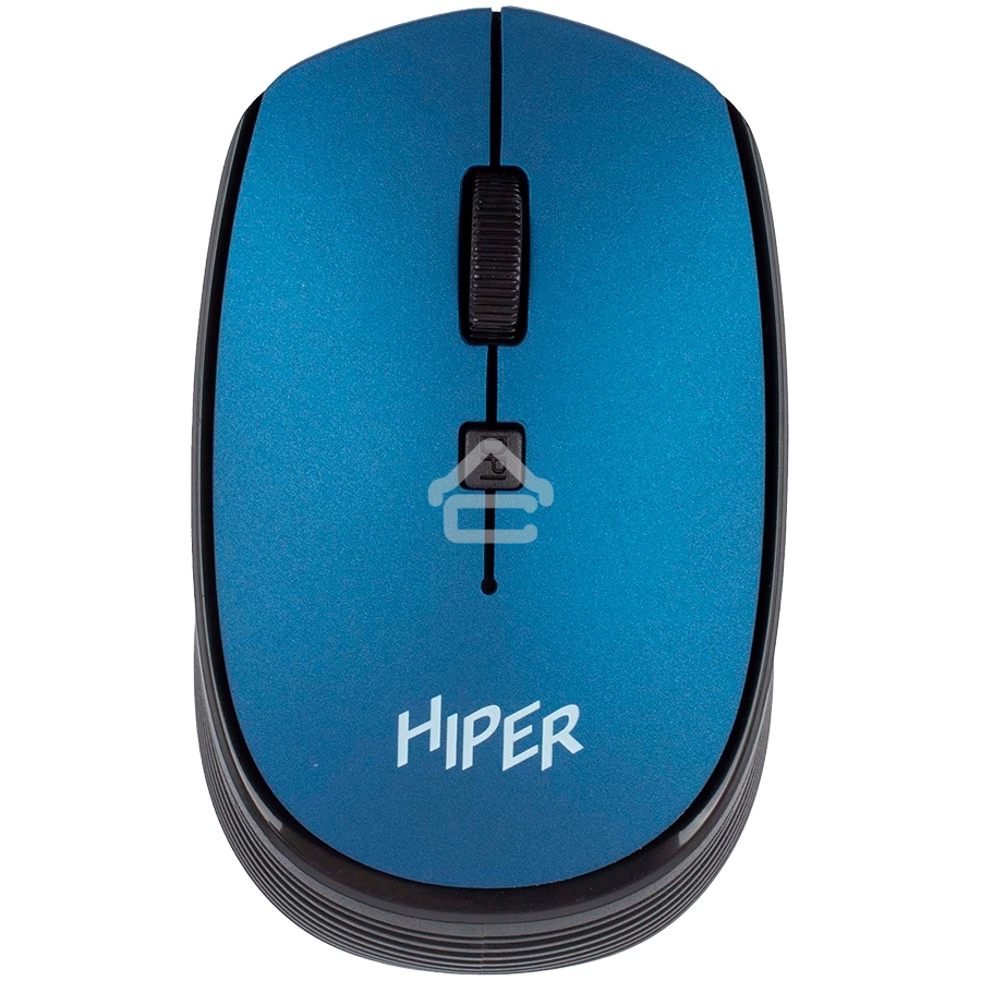 Мышь беспроводная HIPER HOMW-083 синий, 1600 dpi, радиоканал, USB, кнопки - 4