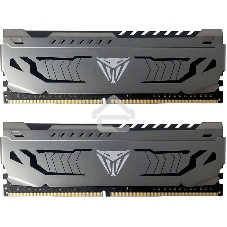 Оперативная память Patriot Viper Steel, DDR4, 32GB (2x16GB), 3600MHz, CL18, DIMM, радиатор, черный