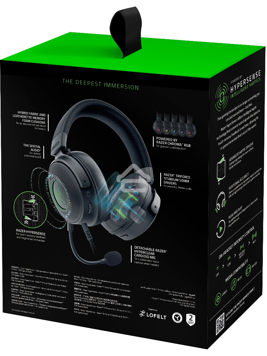 Игровые наушники Kraken V3 Hypersense