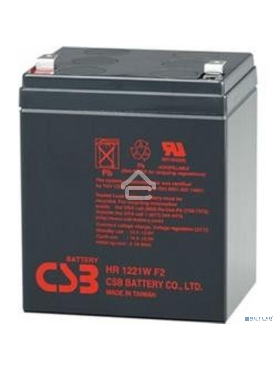 Батарея CSB HR 1221W (12V, 5Ah) F2
