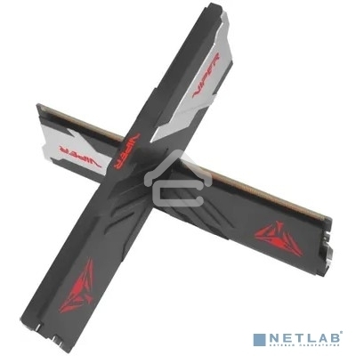 Оперативная память Patriot Viper Venom, DDR5, 64GB (2x32GB), 6400MHz, CL32, DIMM, с радиатором, черный