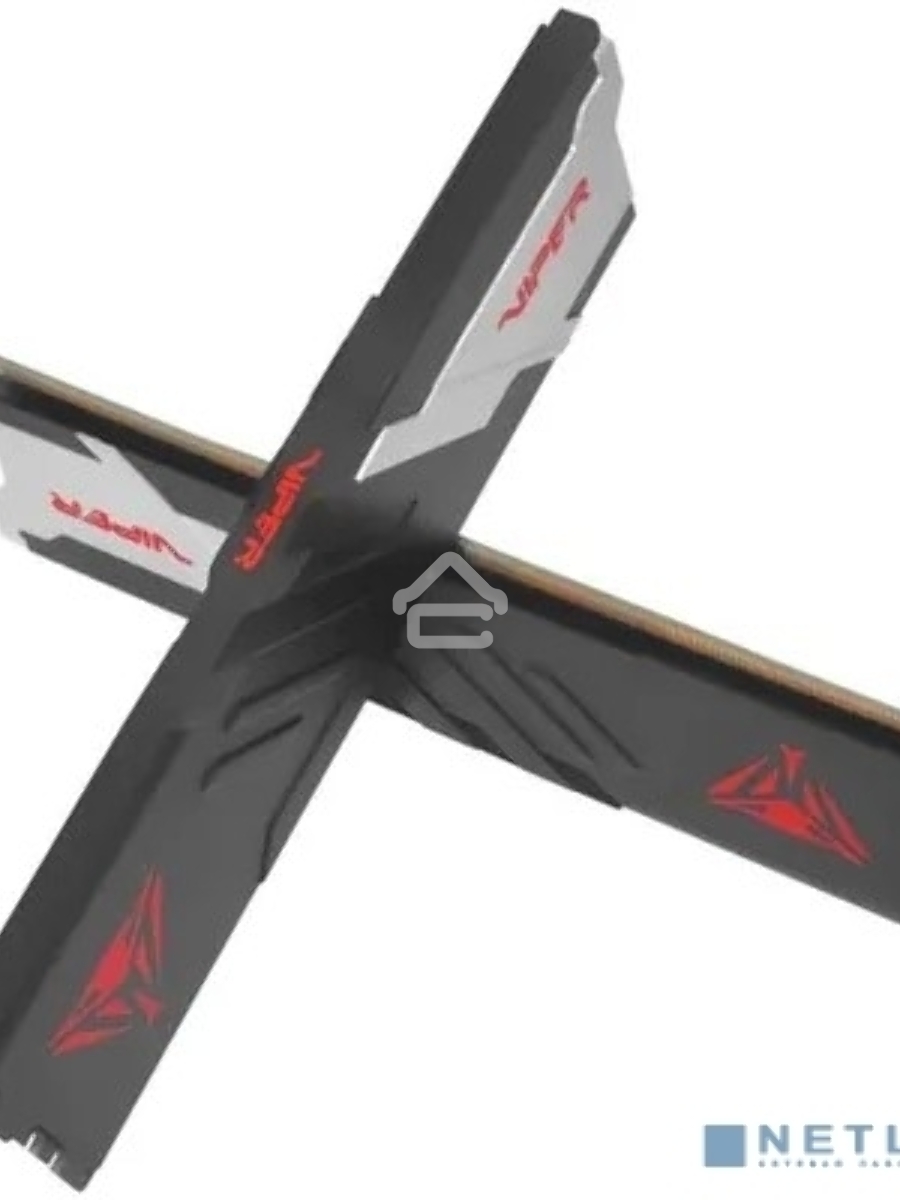Оперативная память Patriot Viper Venom, DDR5, 64GB (2x32GB), 6400MHz, CL32, DIMM, с радиатором, черный
