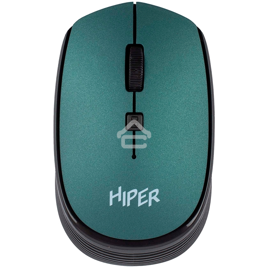 Мышь беспроводная HIPER HOMW-084 зеленый, 1600 dpi, радиоканал, USB, кнопки - 4