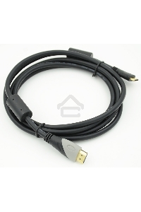Кабель аудио-видео HDMI (m)/Mini HDMI (m) 2м. феррит.кольца черный