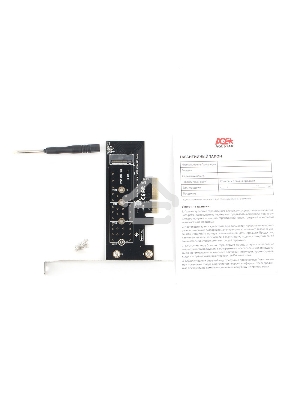 Адаптер AgeStar AS-MC01 PCI-E для M.2 NGFF SSD