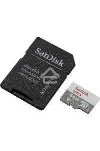 Флеш карта microSD 64GB SanDisk microSDXC Class 10 Ultra (SD адаптер) UHS-I 100MB/s