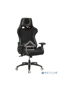 Кресло игровое Бюрократ VIKING 4 AERO BLACK EDITION черный искусст.кожа/ткань