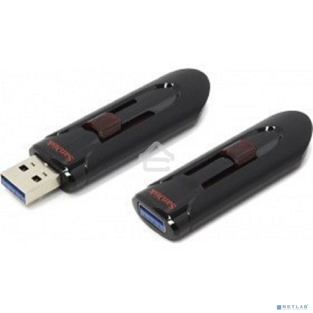 Флешка USB R/W R/W Sandisk 128Gb Cruzer Glide SDCZ600-128G-G35 USB3.0 черный/красный