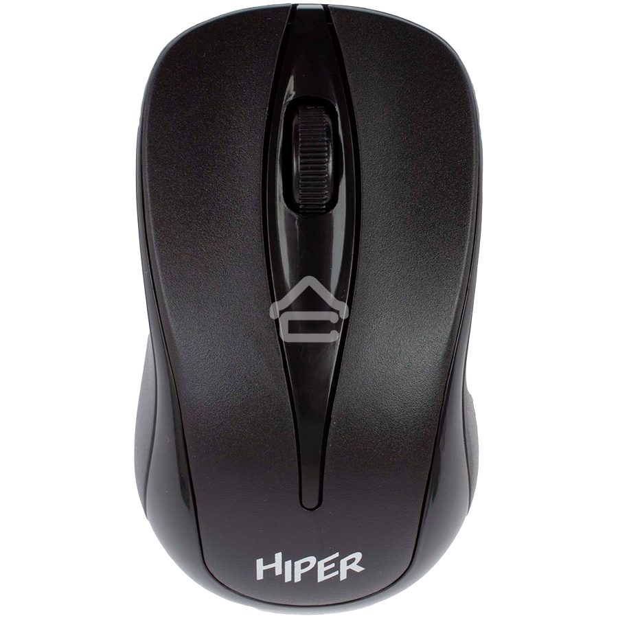Мышь беспроводная HIPER HOMW-061 черный, 1000 dpi, радиоканал, USB, кнопки - 3
