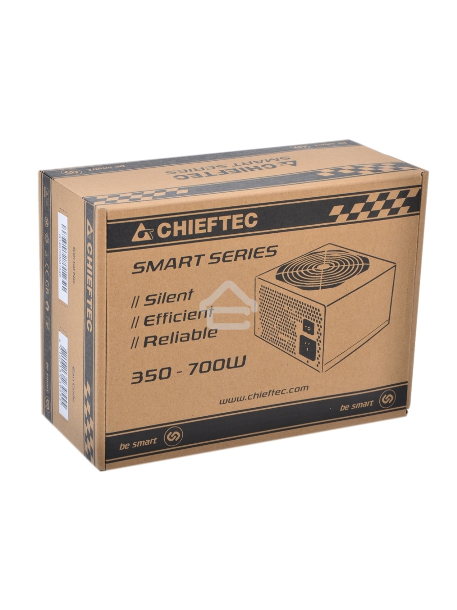 Блок питания Chieftec RTL GPS-600A8, 600Вт, 80 PLUS, 120мм, черный