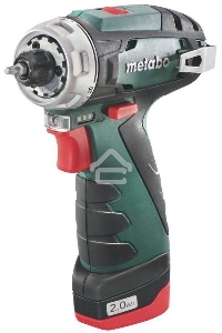 Дрель-шуруповерт Metabo PowerMaxx BS 600080500, Аккумуляторный, 12В, 2 АКБ