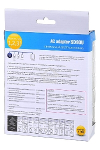 Блок питания Ippon SD90U автоматический 90W 15V-19.5V 10-connectors 1xUSB 2.1A от бытовой электросети LСD индикатор