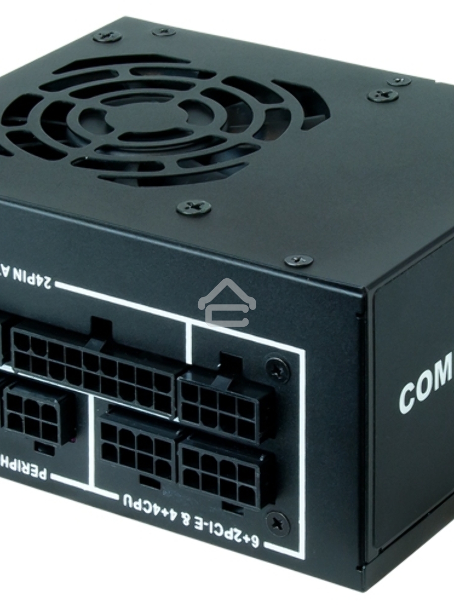Блок питания Chieftec Compact CSN-450C, 450Вт, 80 PLUS Gold, 80мм, модульный, черный
