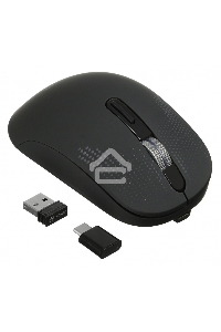 Мышь беспроводная Oklick 636LWC черный, 2400 dpi, радиоканал, USB/USB-C, кнопки - 6
