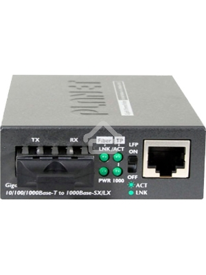 Медиаконвертер PLANET Technology FT-802 10/100Base-TX to 100Base-FX (SC) Bridge Media Converter, LFPT Supported