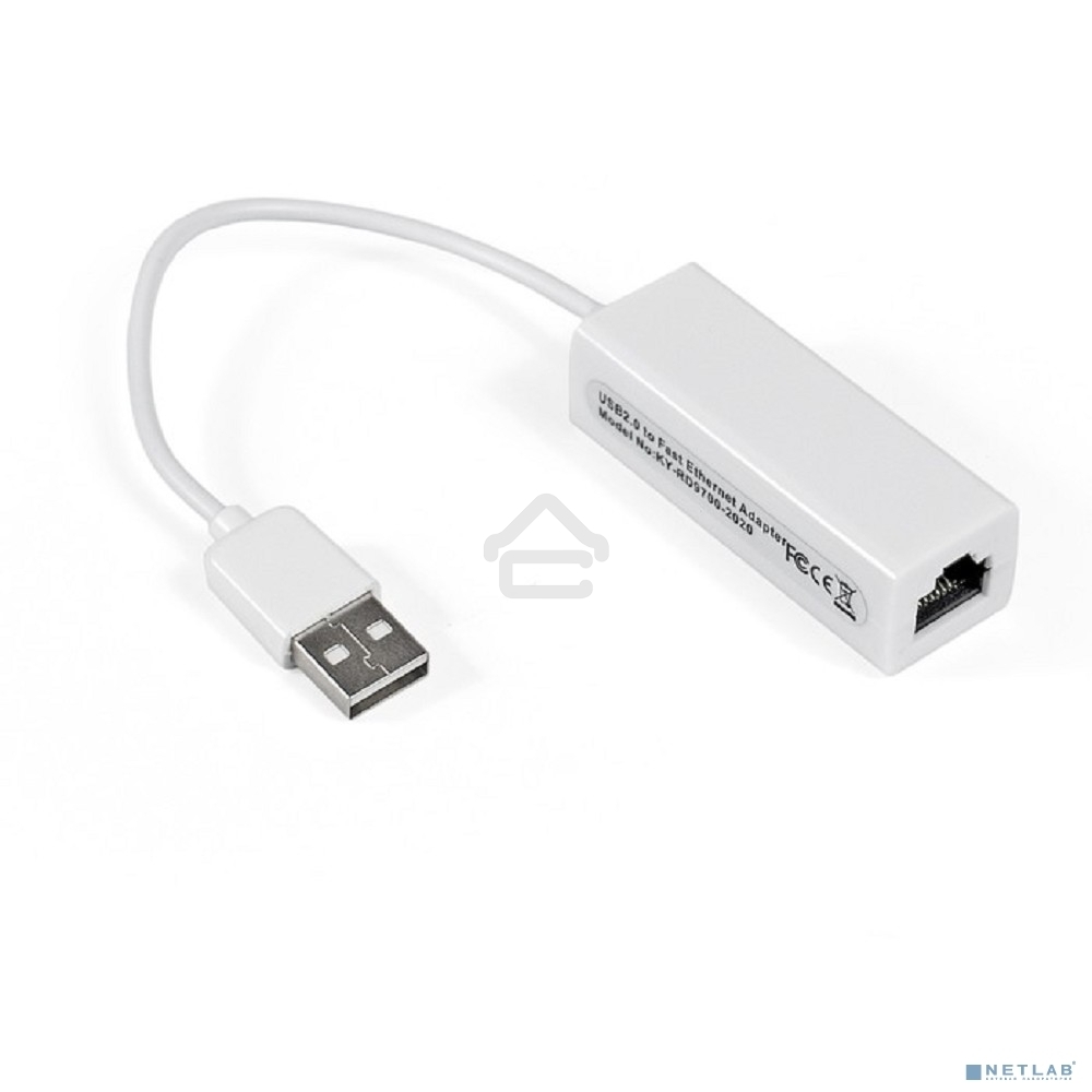 Кабель-адаптер ExeGate EX284936RUS ExeGate EXE-UA2-45 USB2.0 --> UTP 10/100Mbps