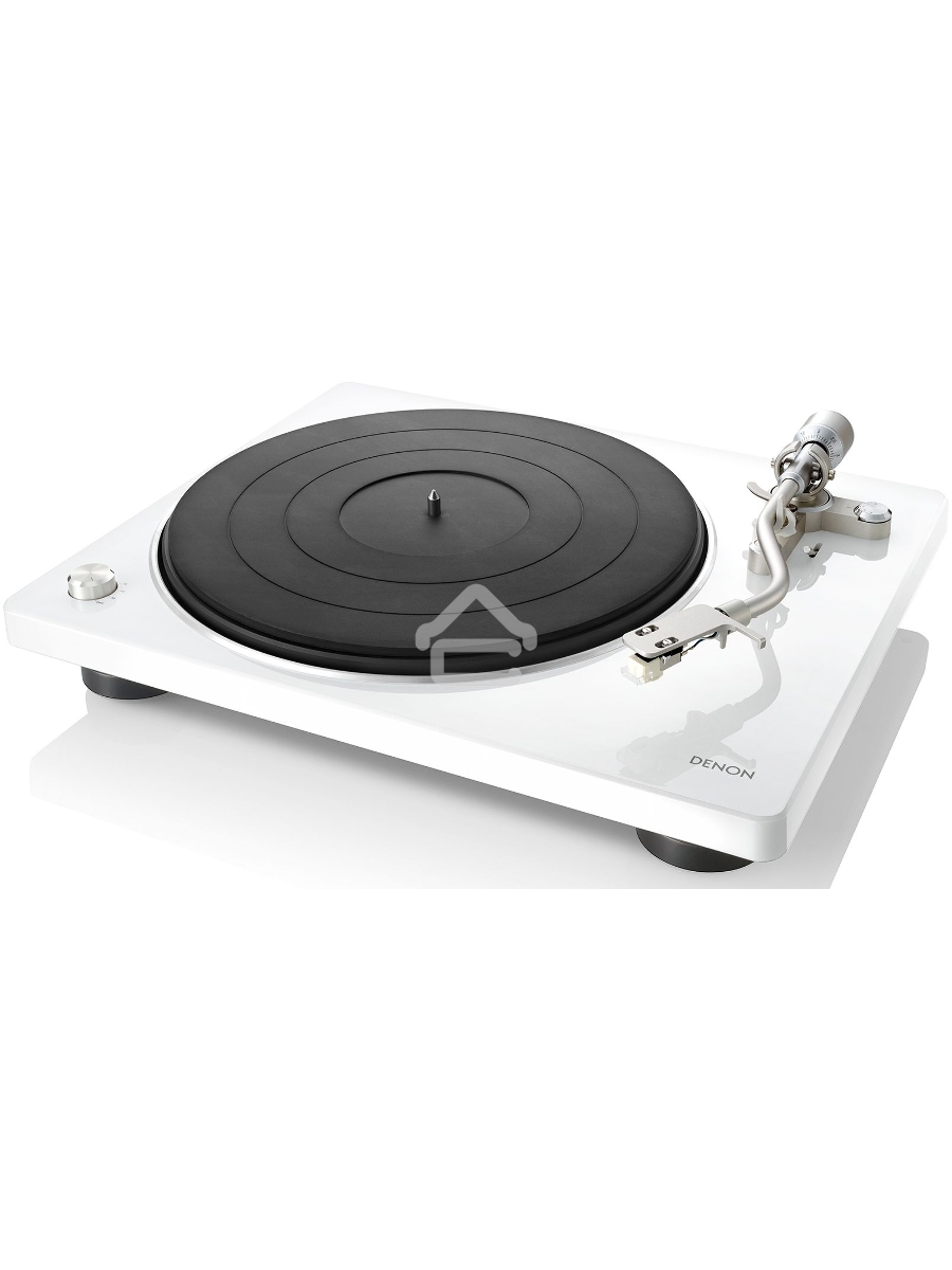 Проигрыватель винила Denon DP-400F, частично автоматический, белый